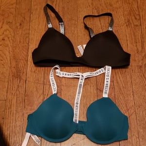 Victoria's Secret t shirt bras. 34B Like New